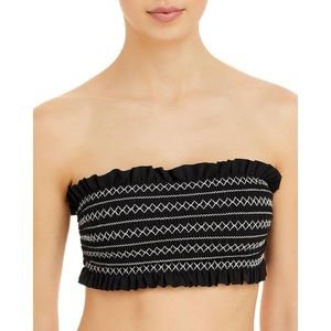 Tory Burch Costa bandeau bikini top
